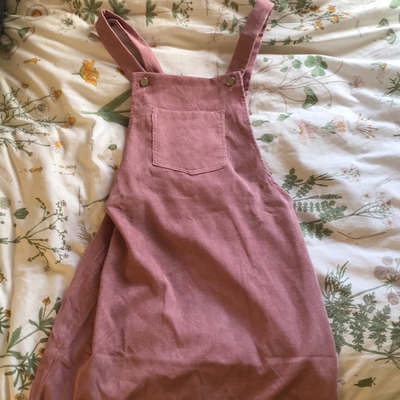 cute pink overalls